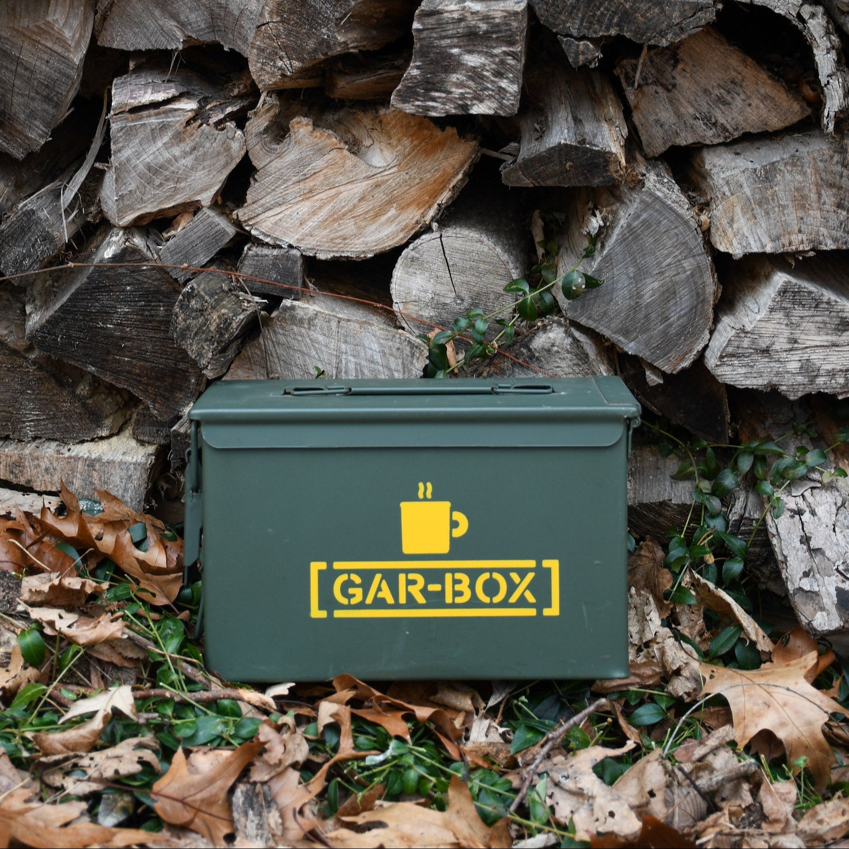 Gar-Box Reclaimed Military Can Portable Coffee Bar